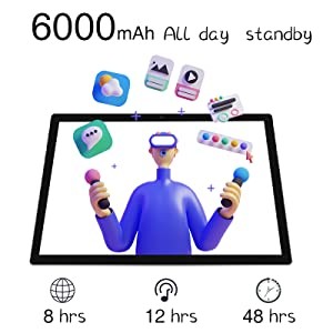 2023 10.1 Inch Ultrabook Tablet PC Notebook Capacitive Screen 512GB