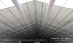 M2 Arcum Shape Movable Permanent Sport Tent For Tennis Court