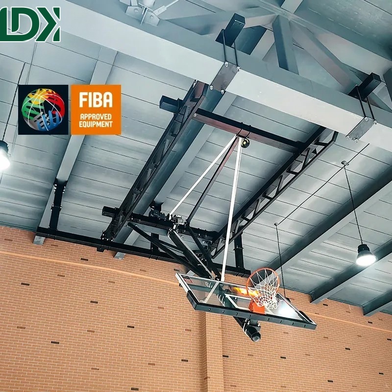 Premium Professional Ceiling Mounted Basketball Hoop System From Chinese Manufacturer