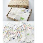 Babies gift box cotton clothing sets 10pcs new born baby clothes gift set