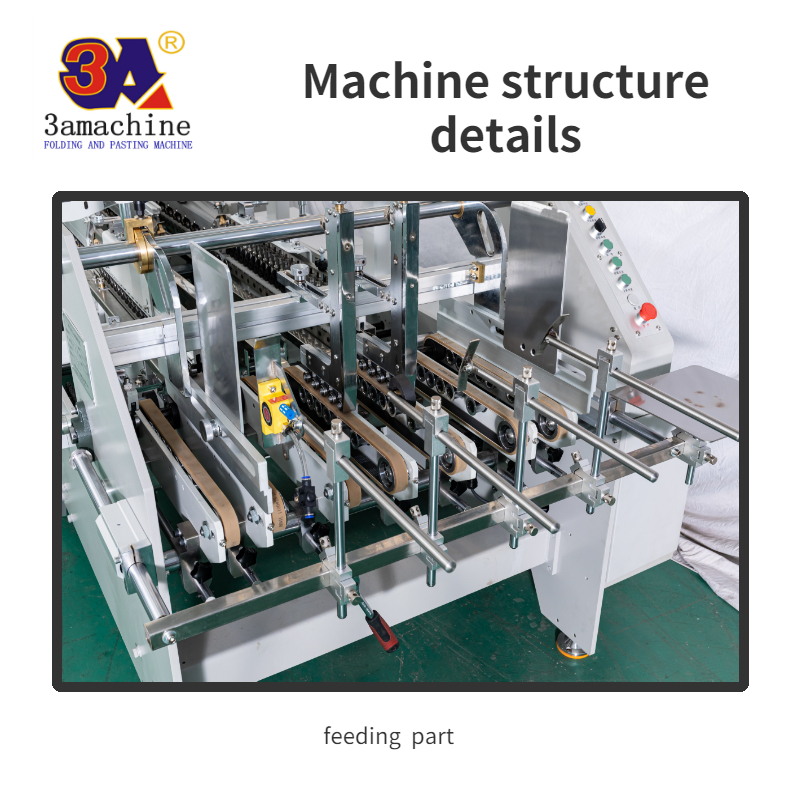 3500 kg Paper Folding Machine for Automatic Folder Gluer Cardboard Box Production