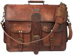 400g 14 Inch Vintage Handmade Leather Messenger Bag For Laptop Briefcase