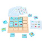 ODM Children'S Montessori Wooden Puzzle Board Game