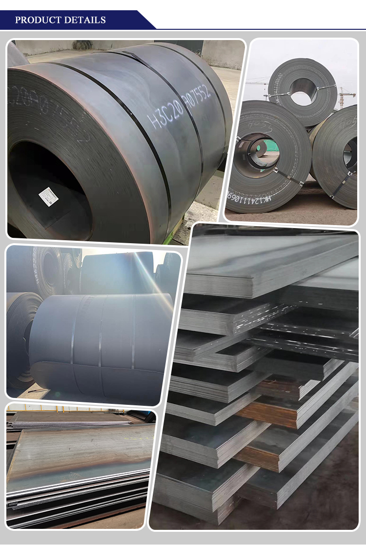 600mm-1500mm Width HRC Hot Rolled Carbon Steel Coil for Welding Plate Processing by Plate. Coil