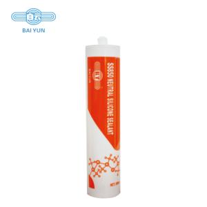 Quality 300ml All Weather Outdoor Clear Silicone Sealant BAIYUN SS850 wholesale