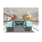 FUWA BPW Axle 49820L Liquefied Ammonia Tank Semi Trailer With 2" 50mm JOST King