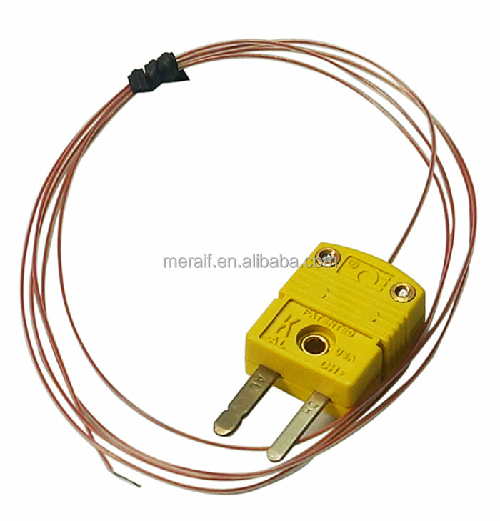wholesale K Type Thermocouple Male/Female Mini Connectors Plug Thermocouple Temperature Male K Type Sensors