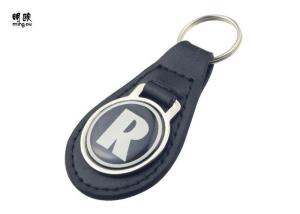 Quality Epoxy Metal Childrens Personalised Leather Keyrings Gift Keychains Modern Design wholesale