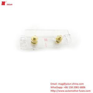 China 2 Pole 30 Amp Automotive Fuse Holder Professional Auto Parts Copper Contact ANS / MIDI on sale