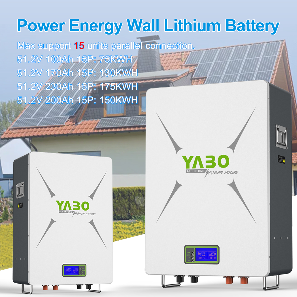 7kwh 10kwh 5kwh Lifepo4 Battery Powerwall 5kw-48v 51.2V 100Ah 170Ah 230Ah 200Ah