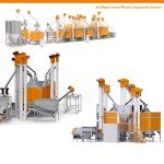Mixed Plastic Film Shredder WEEE / ELV HDPE Recycling Machine
