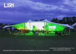 Large Khaki Color 200 Seated Outdoor Stretch Tents for Carnival Wedding Beach