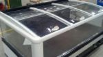 1800mm Wide Double Side Coffin Supermarket Freezer Display Case For Frozen Meat