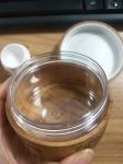 5g 100g 50g bamboo cosmetic jars For Face / Eye Cream / Body Lotion
