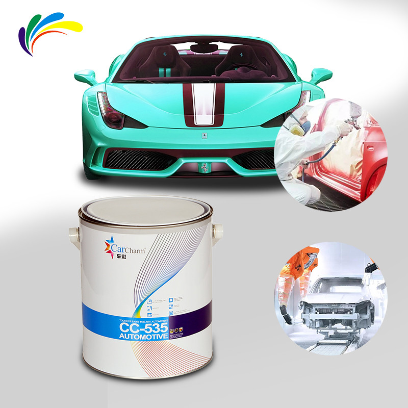 1K Auto Body Refinish Car Paint Good Covering Power Transparent Blue