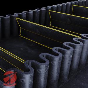 Quality C Cleat Rubber Multi Ply Textile Corrugated Sidewall Conveyor Belt wholesale