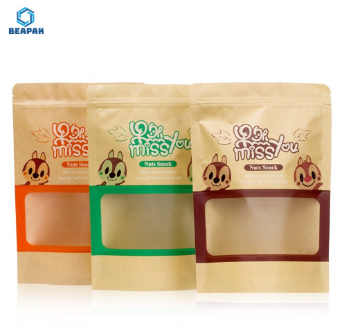 Square Bottom Mini Bread Paper Biodegradable Flour Packaging