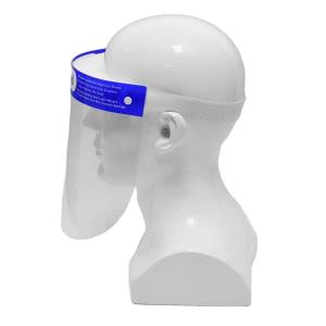 Quality Custom Logo Imprintable Medical Face Shield Visor Reusable No Glare Lens wholesale