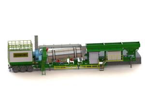 Quality Large Capacity Mobile Hot Mix Plant One Trailer Mounted CE ISO Approved wholesale