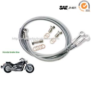 Quality dot approved stainless steel wire braided brake line wholesale