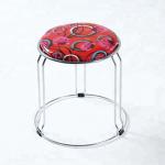 Plastic / Cloth / PU Dining Chairs With Abrasion Resistant Stainless Steel Frame