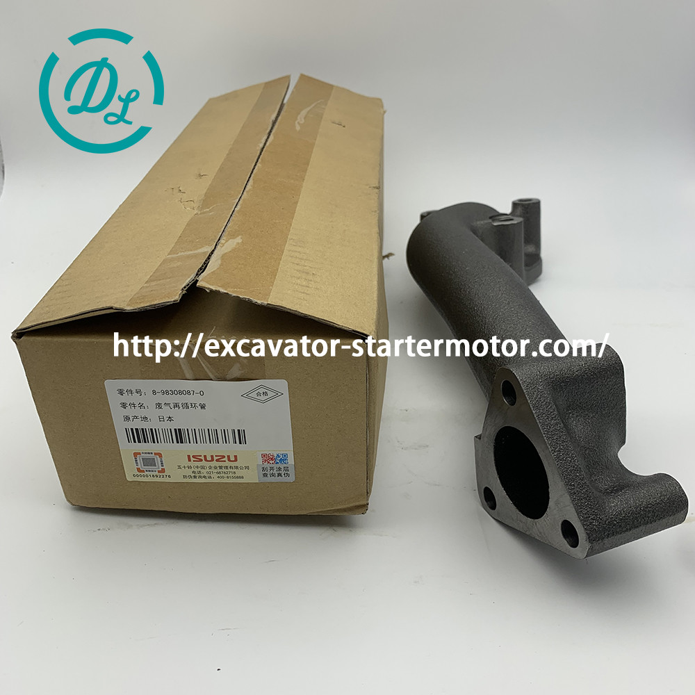 8-98308087-0 Excavator Engine Parts EGR Pipe 8983080870 Engine 6HK1