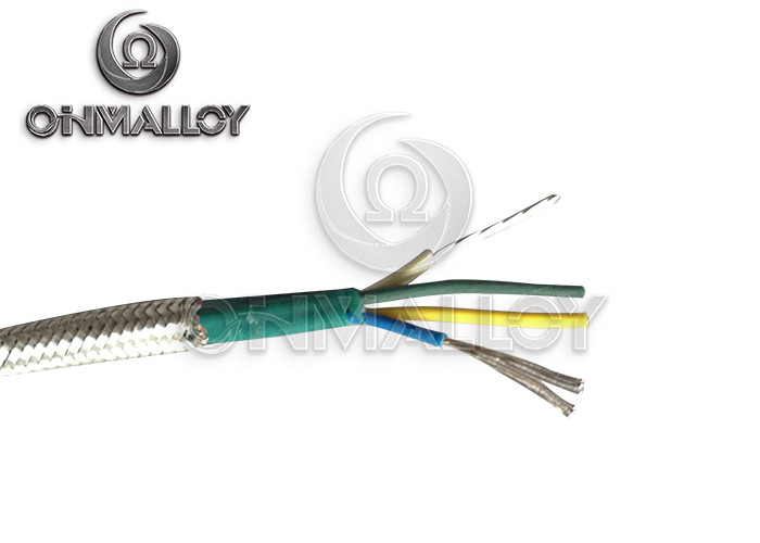 Yellow / Red 0.71mm K Type Thermocouple Cable With High Temp Insulation ANSI 96.1