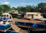 Wooden Structure Panorama Dome Tent Luxury Glamping Tent