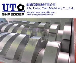 Quality Double Shaft Shredder D42120 - Tire Recycling Equipment - High Efficient Double Shaft Plastic Shredder/Crusher Machine wholesale