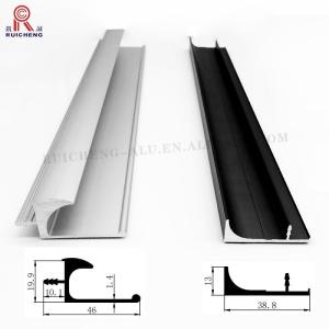 Quality Powder Coated G Profile Handles For Wardrobes 4.5mm Height AA6063 Material wholesale