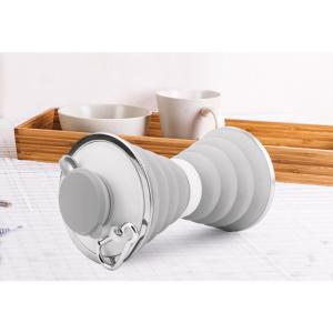 Quality 500ml BPA Free Reusable Foldable Silicone Bottle wholesale