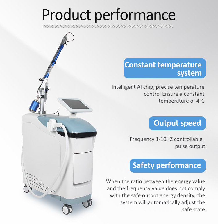 2 In 1 ND Yag Laser Tattoo Removal Machine 755nm 532nm 1064nm Diode