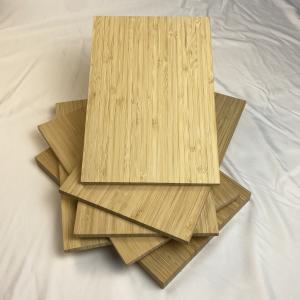 Quality Sturdy Thin Bamboo Plywood Panels UV Resistant Natural Color wholesale
