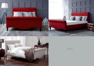 Quality modern fabric double bed furniture wholesale