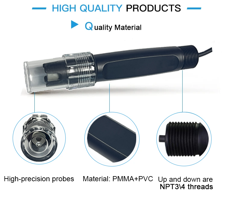 Online Digital Nitrate NO3- Measurement Sensor for Aquaculture RS485 Output Signal