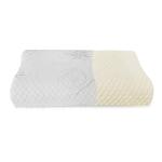 Bamboo Fabric Fiber Pillow Memory Foam Neck Contour Orthopedic Cervical Sleep