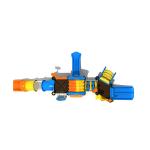 Commercial Kid Park Playground Slide Plastic Outdoor Entertainment Equipment