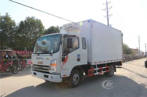Quality 3 Tons Refrigerated Box Truck , Ice Cream Milk Transport Cooling Roomfridge Freezer Truck wholesale