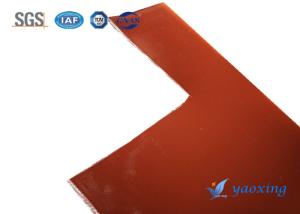 Quality One Side Silicone Rubber Coated Fiberglass Fabric Smooth Surface wholesale