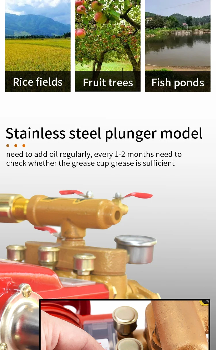 Pesticide Spraying Gear Pump Insecticidal Dispensing Agriculture Sprayer Machine
