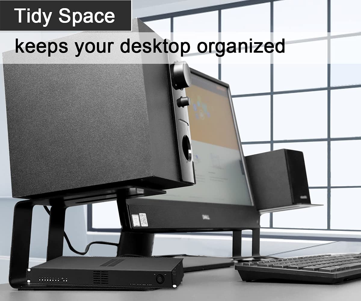 DIY Speaker Desk Stands Dual Dolby Atmos Studio with Nice Visions Speaker Risers