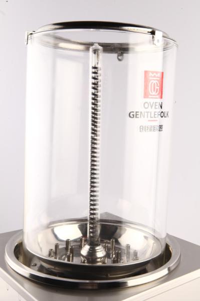 Stainless Steel Transparent Display Electric Vertical Commercial Kebab Barbecue