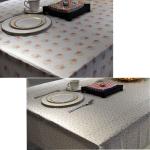 52x70 Fall Paper Tablecloths , SGS FDA Printed Paper Tablecloths