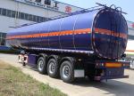 30000L-50000L Liters Aluminum Alloy Tanker Trailer For Fuel And Oil Transportati