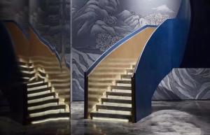 Quality Curved Staircase Guangzhou Manufacturer Large Project in Australia Sydney wholesale
