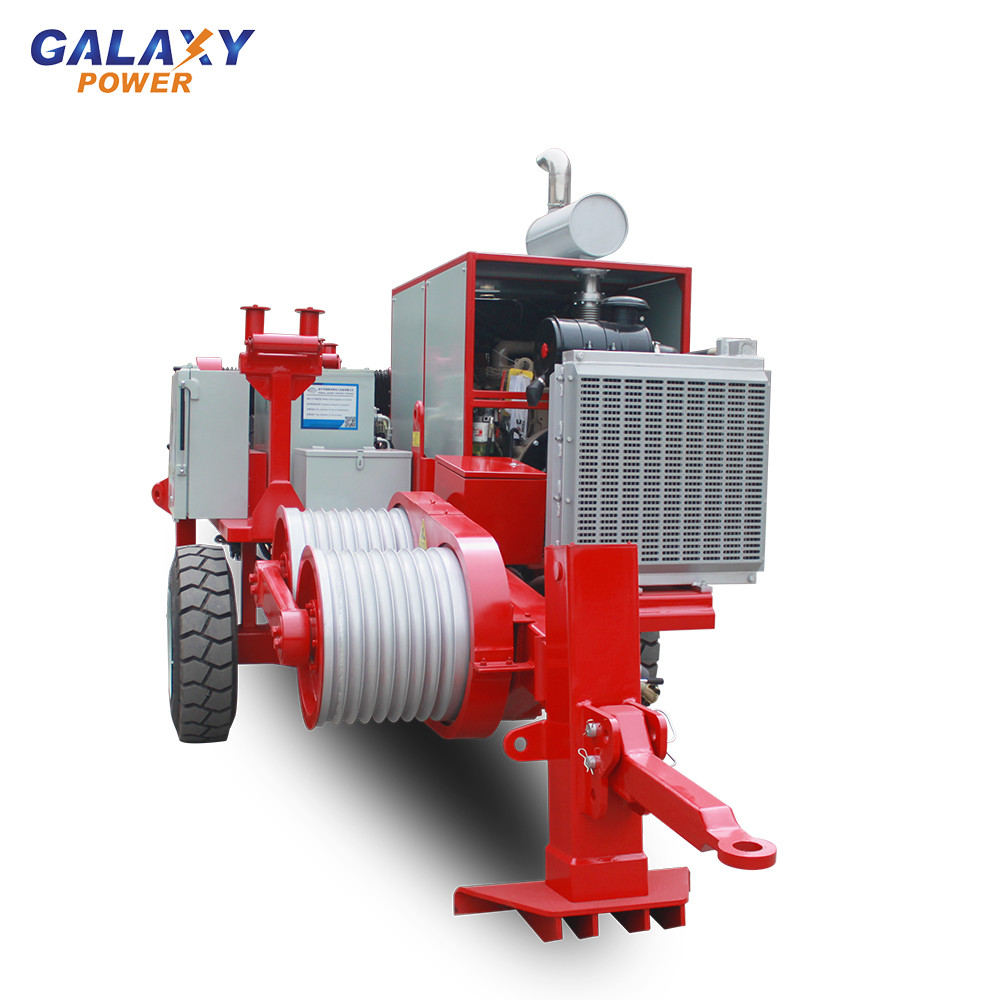 12Ton Pulling Cable Cummins Diesel Overhead Line Stringing Equipment