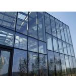 Interior 2.7mm 3m Glazed Aluminum Curtain Walls