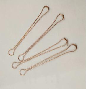 Quality 160mm Copper Coated Double Wires Twisted Loop Ties wholesale