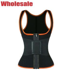 Quality 3XS Workout Waist Trainer Vest NANBIN Waist Trainer With Zipper And Velcro wholesale