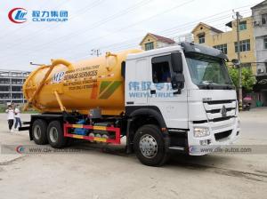 Quality Sinotruk HOWO 6x4 15cbm 16cbm 18cbm 20cbm Vacuum Sewage Suction Truck wholesale
